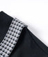 Check Ribbon Panel Dress